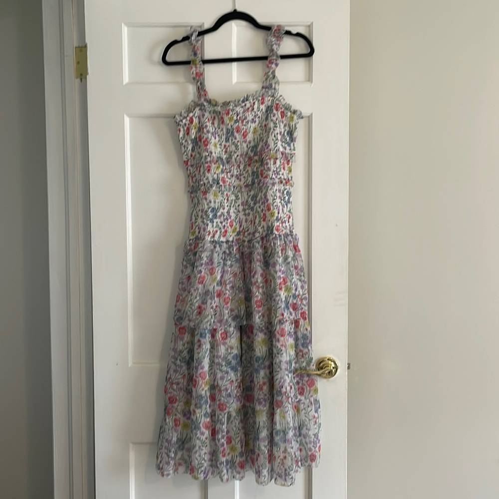 SAYLOR Floral Midi Dress - Multicolor